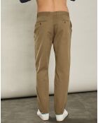 Pantalon en Velours côtelé Tyron taupe