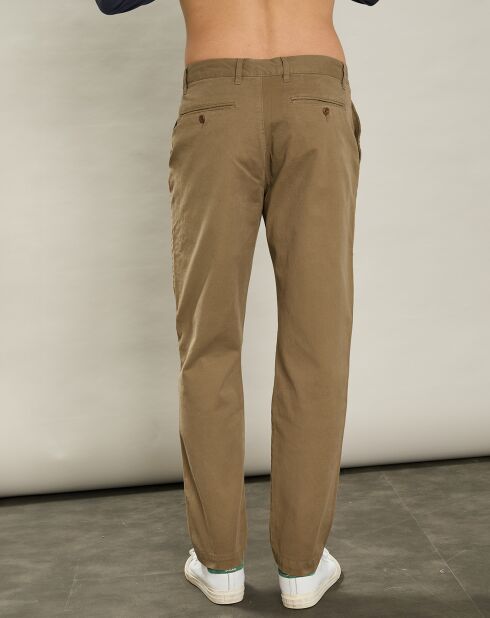 Pantalon en Velours côtelé Tyron taupe