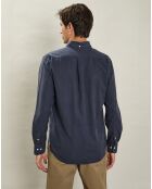 Chemise regular Pitt Pat bleu profond