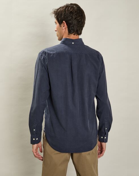Chemise regular Pitt Pat bleu profond