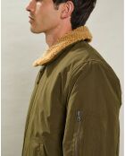 Blouson Biche olive noire
