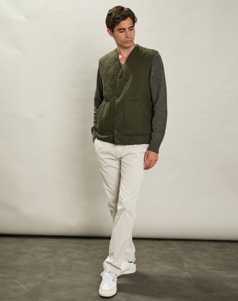 Gilet en Laine mélangée Vince armée