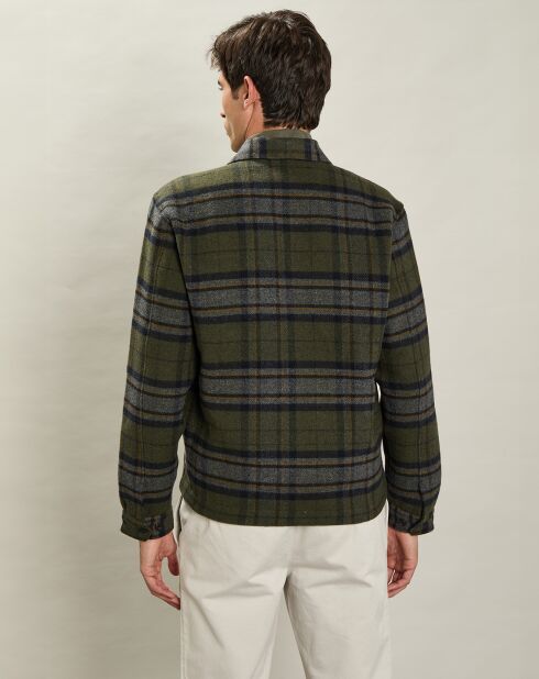 Veste  en Laine mélangée Poussiéreux vert forêt
