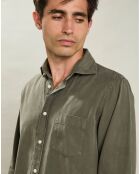 Chemise regular Paul Pat vert camo