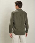 Chemise regular Paul Pat vert camo