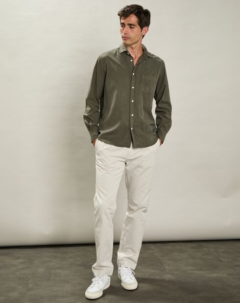 Chemise regular Paul Pat vert camo