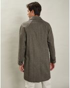 Manteau en Laine mélangée Calvin brun