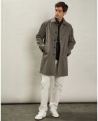 Manteau en Laine mélangée Calvin brun