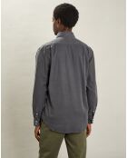 Chemise regular Paul Pat charbon de bois