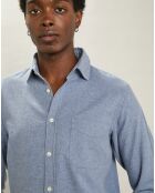 Chemise en Flanelle Tempête denim