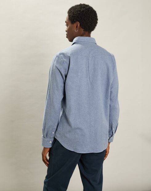 Chemise en Flanelle Tempête denim