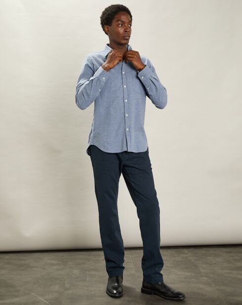 Chemise en Flanelle Tempête denim