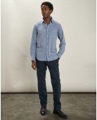 Chemise en Flanelle Tempête denim