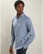 Chemise en Flanelle Tempête denim