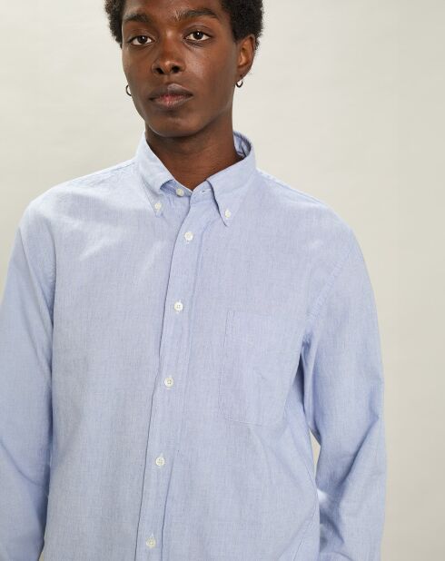 Chemise regular Pitt bleue