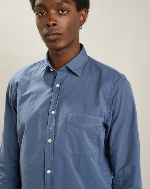 Chemise Tempête Pat cobalt