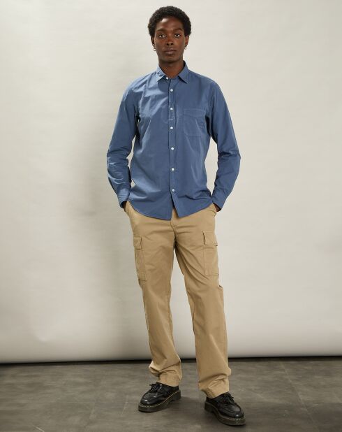 Chemise Tempête Pat cobalt