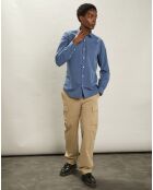 Chemise Tempête Pat cobalt