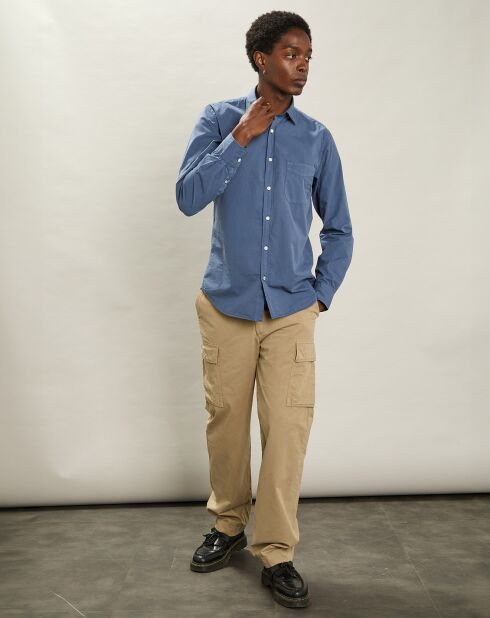 Chemise Tempête Pat cobalt