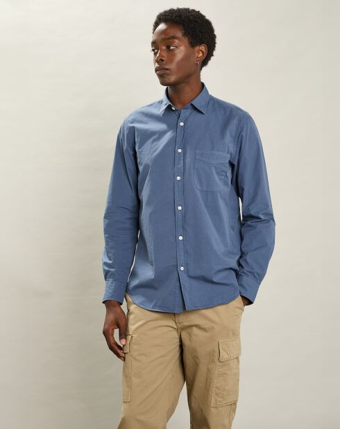 Chemise Tempête Pat cobalt