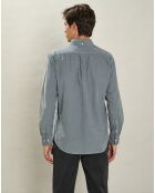Chemise regular en Velours Milleraies Pitt Pat olive