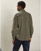 Chemise en Velours Milleraies Tempête Pat militaire