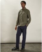 Chemise en Velours Milleraies Tempête Pat militaire