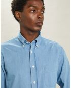 Chemise regular Pitt indigo clair