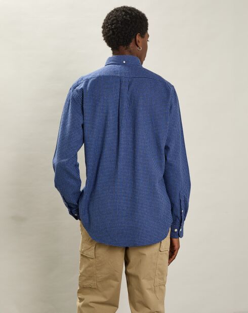 Chemise en Flanelle regular Pitt indigo