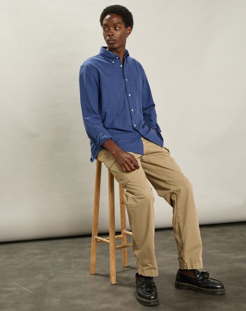 Chemise en Flanelle regular Pitt indigo