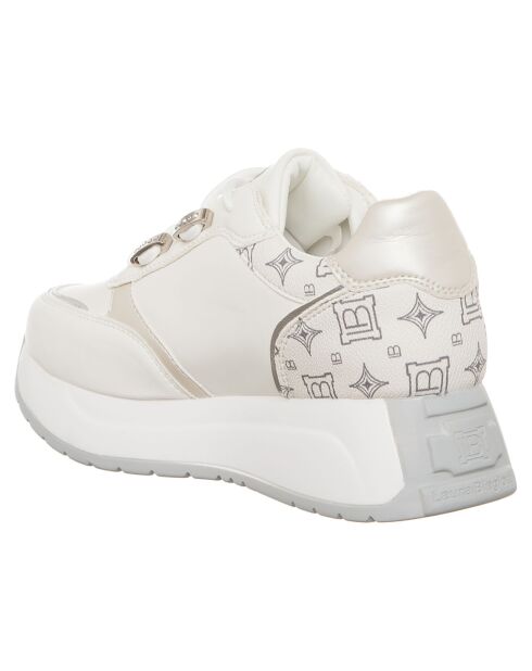 Baskets Nina blanc/gris