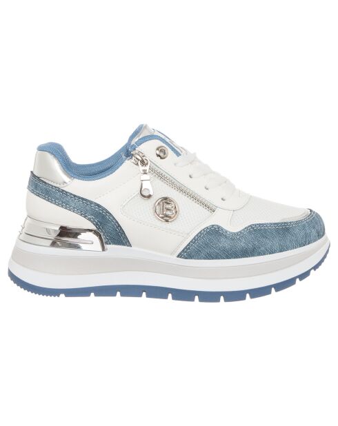 Baskets Eva bleu/blanc