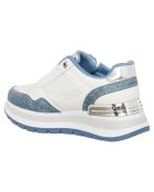 Baskets Eva bleu/blanc
