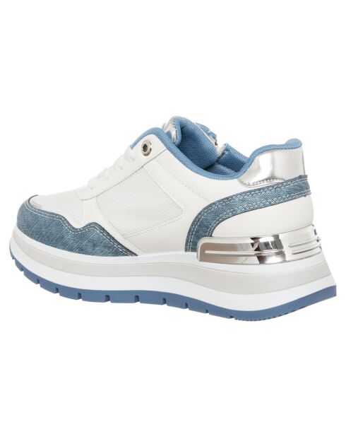 Baskets Eva bleu/blanc