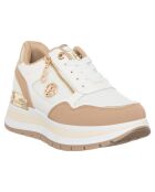 Baskets Eva sable/blanc