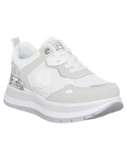 Baskets Rose gris clair/blanc