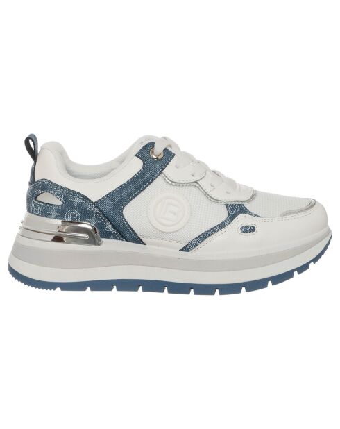 Baskets Rose blanc/bleu