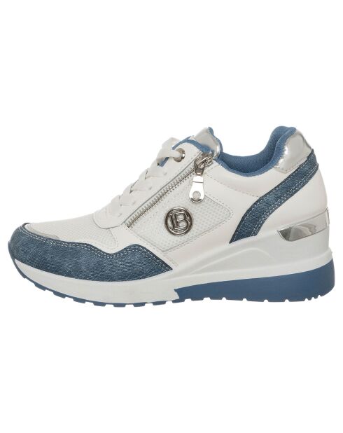 Baskets Lucie bleu/blanc