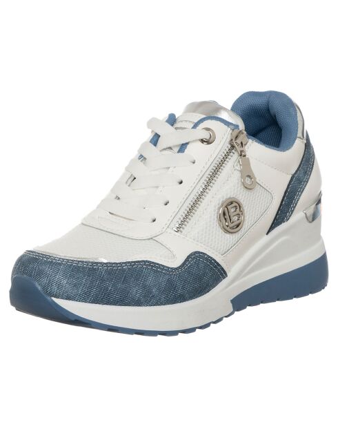 Baskets Lucie bleu/blanc