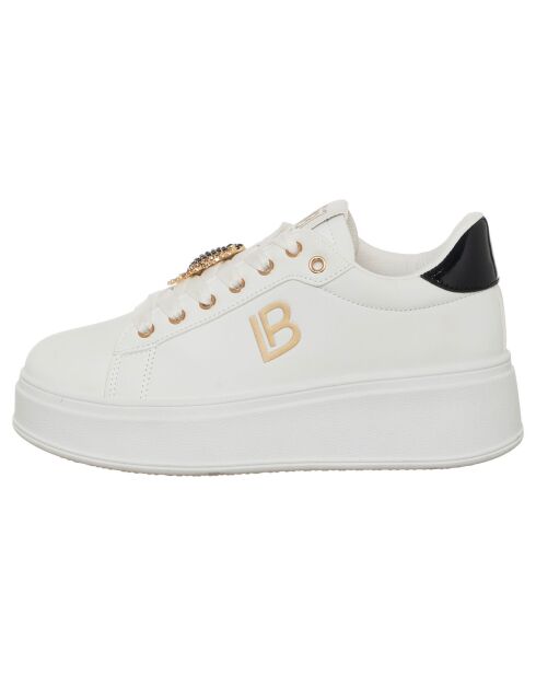 Baskets Ambre blanc/noir