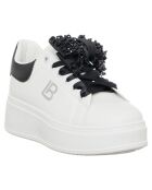 Baskets Manon blanc/noir