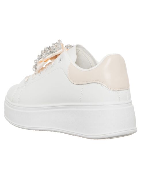 Baskets Manon blanc/ivoire