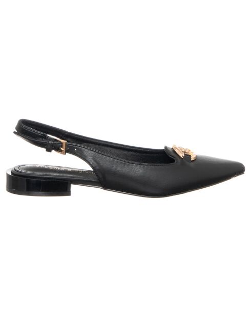 Elea zwarte slingbacks