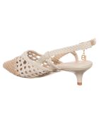 Slingbacks Elina beige/marfil