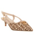Slingbacks Tessa crème