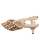 Slingbacks Tessa crème