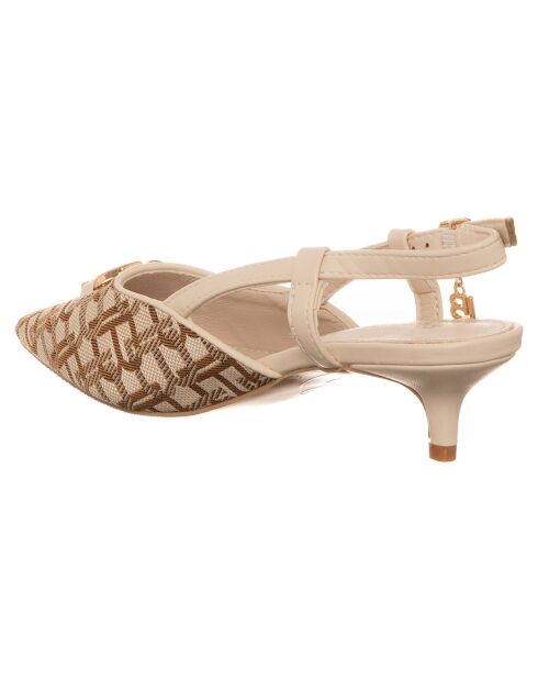 Slingbacks Tessa crème