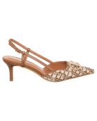 Slingbacks Aurore beiges - Talon 6 cm