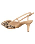 Slingbacks Aurore sable - Talon 6 cm