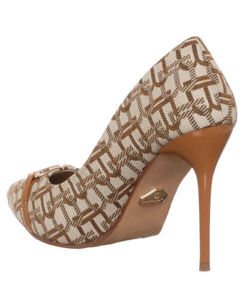 Escarpins Charlie beiges - Talon 9 cm